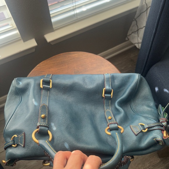 Florentine large Satchel Blue - Picture 8 of 14
